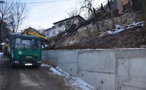  / Završena izgradnja potpornog zida u ulici Porodice Foht na Soukbunaru, FOTO: Centar.ba